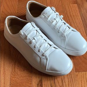 New Republic White Leather Shoes Size 13